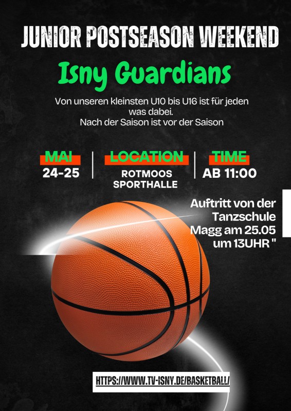 JUNIOR POSTSEASON WEEKEND 24. und 25. Mai 2025 ab 11.00 Uhr in der Rotmooshalle